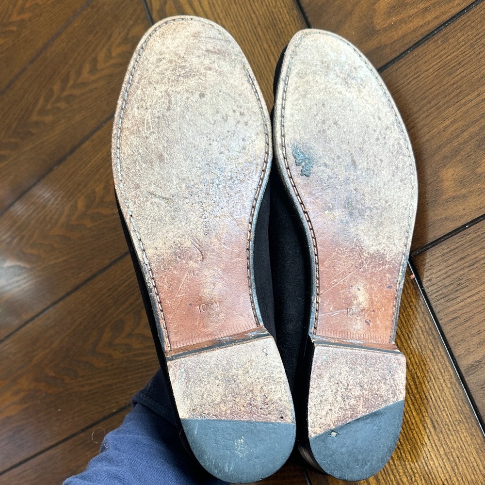 Mezlan Black Suede Bit-Detail Morella Slip-On Loafers - Picture 6 of 7